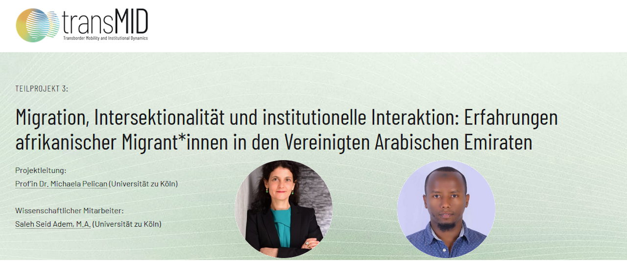FOR 5183 | Migration, Intersektionalität und institutionelle Interaktion: Erfahrungen afrikanischer Migrant*innen in den Vereinigten Arabischen Emiraten
